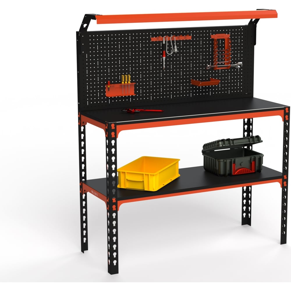 Изображение товара Верстак Металекс SUN 950x1500x600 с освещением и перфопанелью