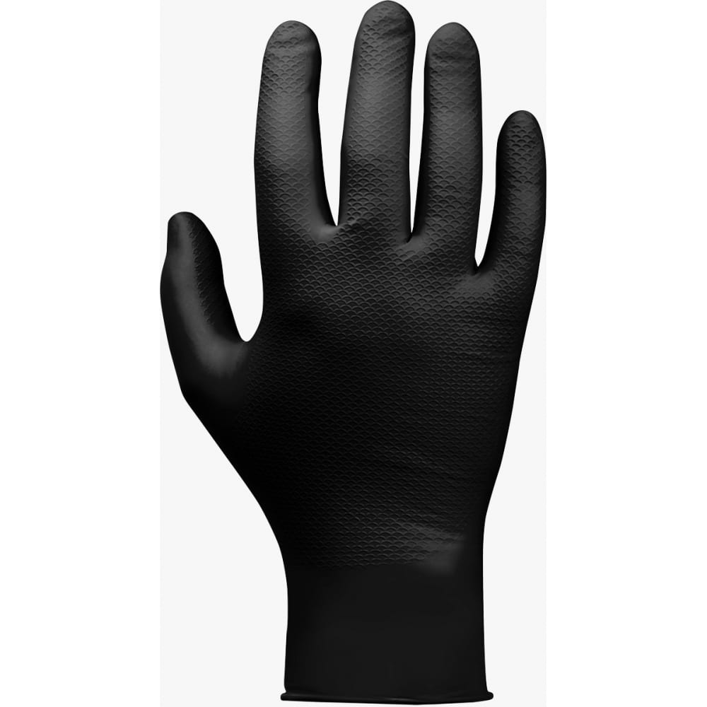 Купить Нескользящие одноразовые перчатки Jeta Safety, JSN NATRIX, черный, нитрил