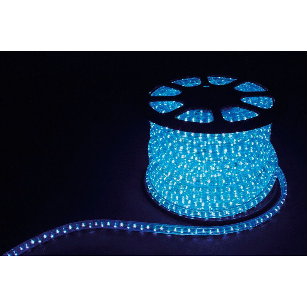 фото Дюралайт feron световая нить со светодиодами, 2w 100м 230v 36led/м 13мм, синий, led-r2w 26065