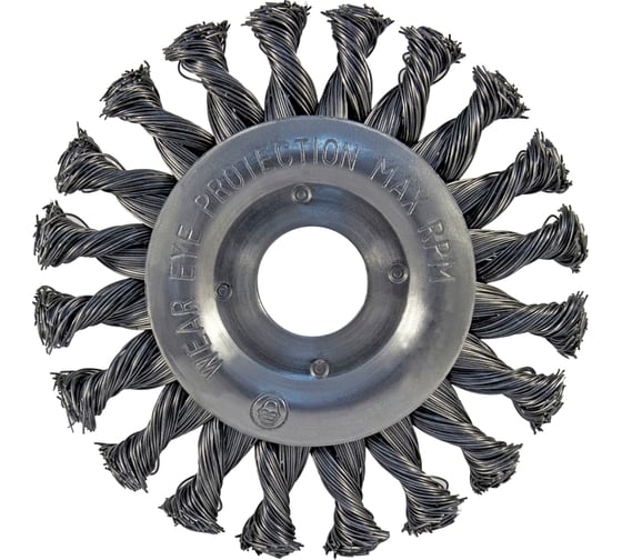 Изображение товара Щетка дисковая жгутовая METAL Standard (150x22.2 мм) D.BOR D22-MS-150-222-050