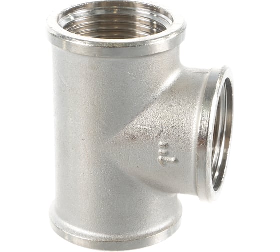 Изображение товара Никелированный тройник STOUT ВВ 1 SFT-0020-000001 RG008Q0QT02UFM
