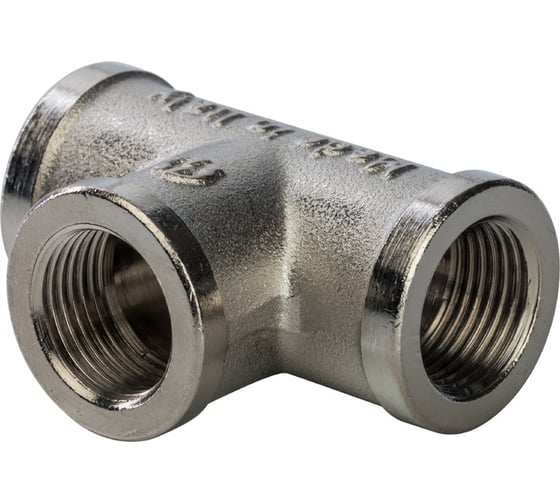 Изображение товара Никелированный тройник STOUT ВВ 3/8 SFT-0020-000038 RG008Q0QSVT5V8
