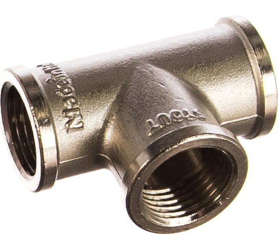 Изображение товара Никелированный тройник STOUT ВВ 1/2 SFT-0020-000012 RG008Q0QSVV57E