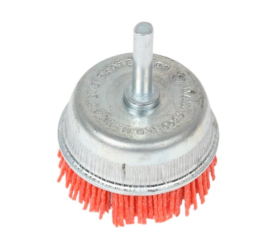 Изображение товара Щетка-крацовка чашка 65 мм, нейлон, со шпилькой Pobedit 2137365