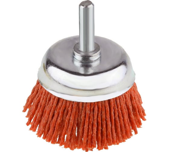 Изображение товара Щетка-крацовка чашка 75 мм, нейлон, со шпилькой Pobedit 2137375