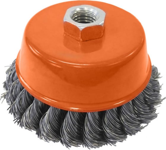 Изображение товара Щетка-крацовка чашка 125 мм, М14, стальная Pobedit 2128125