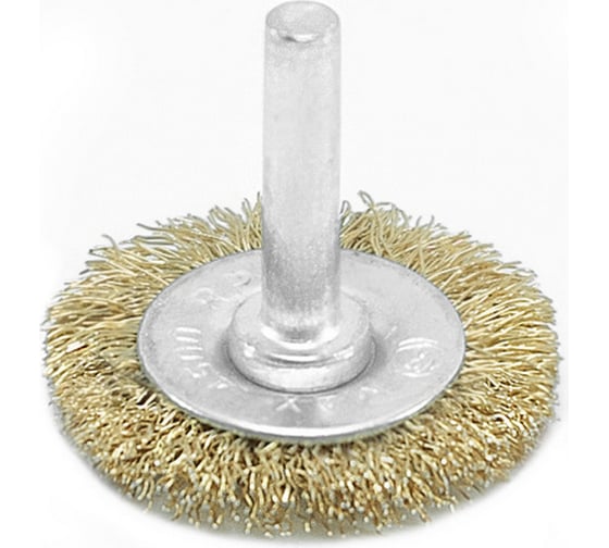 Изображение товара Щетка-крацовка плоская со шпилькой 40 мм, латунированная Pobedit 2122040