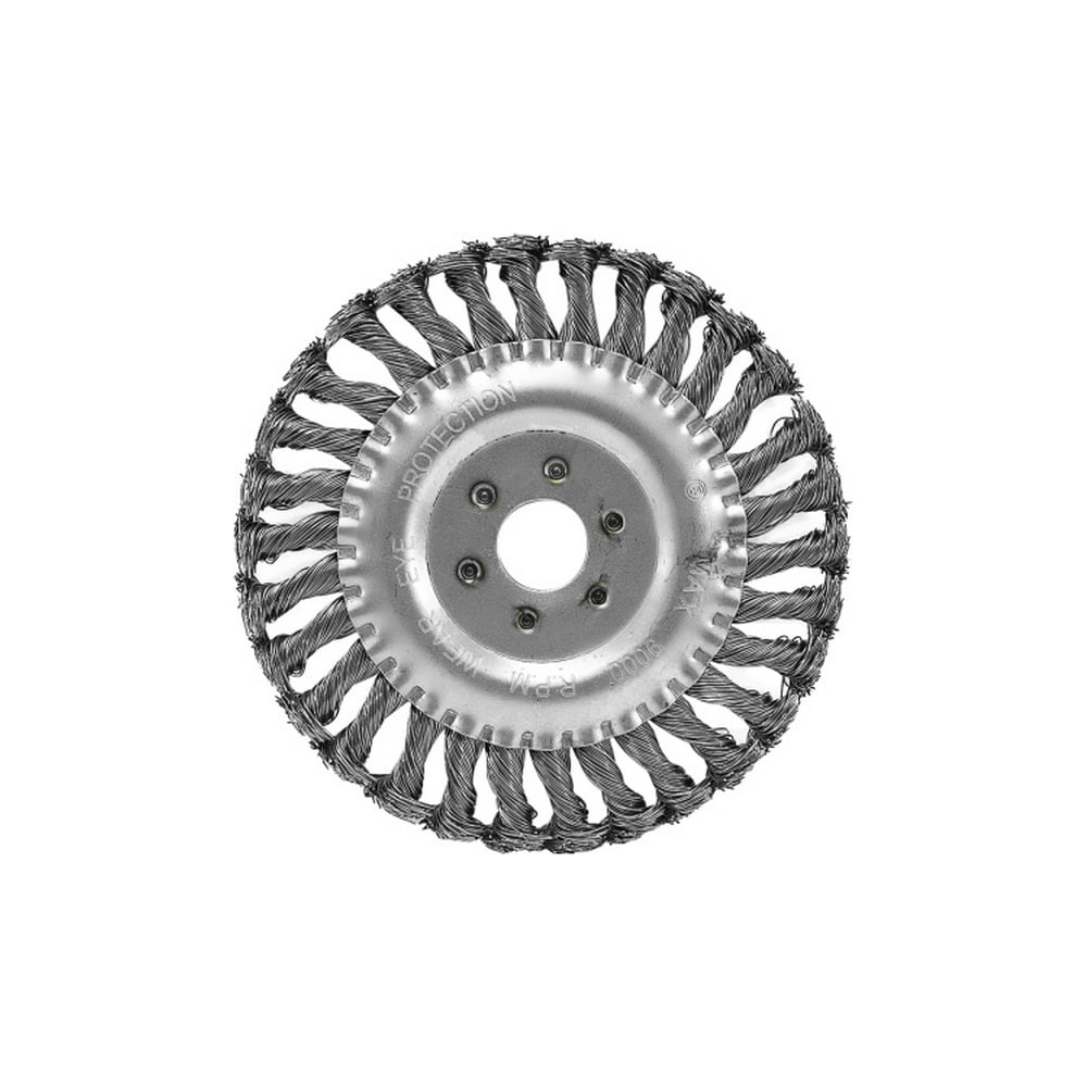 Изображение товара Щетка-крацовка плоская 150 мм витая стальная Pobedit 2126150