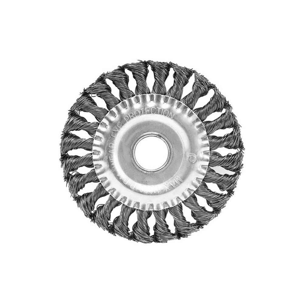 Изображение товара Щетка-крацовка плоская 125 мм с витой сталью Pobedit 2126125