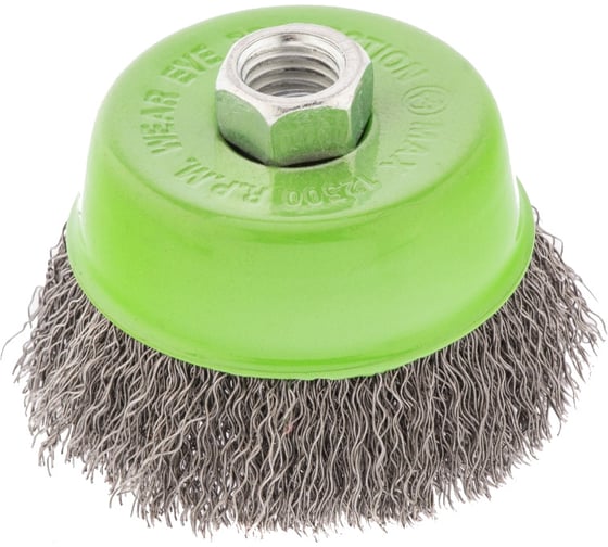 Изображение товара Щетка чашка (75 мм; М14; витая проволока 0.3 мм) для УШМ СИБРТЕХ 746047