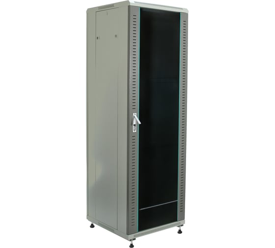 Изображение товара Телекоммуникационный серверный шкаф W&T 19 дюймов 47U, 800x1000мм, серый C4780100GWTWOF