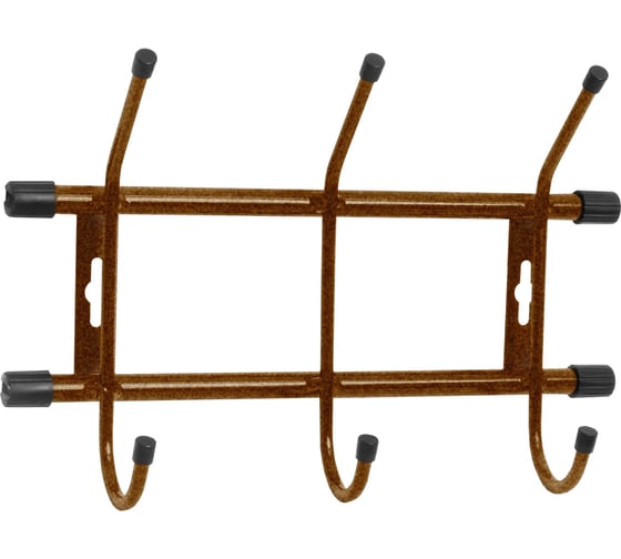 Изображение товара Настенная вешалка Nika 3 крючка ВН3/А ВН3/ медный антик