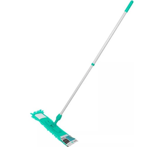 Изображение товара Швабра для пола с насадкой из шенилла PERFECTO LINEA бирюзовая 43-400122