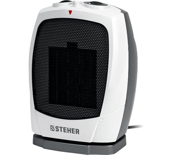 Изображение товара Тепловентилятор STEHER 2 квт, металло-керамический нагревательный элемент, автоповорот SVK-2000T