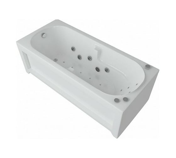 Изображение товара Прямоугольная ванна AQUATEK Лея пустая с фронтальным экраном, слив слева LEY170-0000021 00000036305