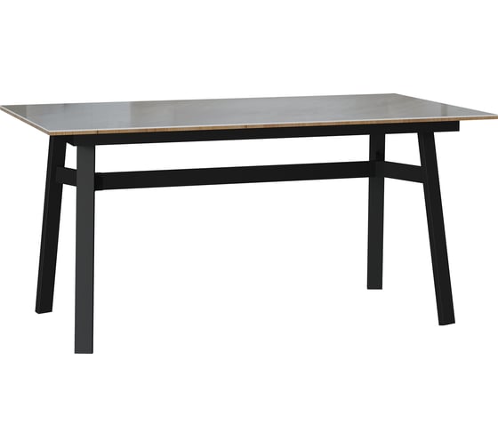 Изображение товара Обеденный стол Любимый дом 1600x900 статуарио/черный ЛД 451.340.000