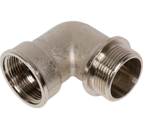 Изображение товара Никелированный угольник с упором STOUT НВ 1 1/4 SFT-0016-000114 RG008Q0QST1UCP