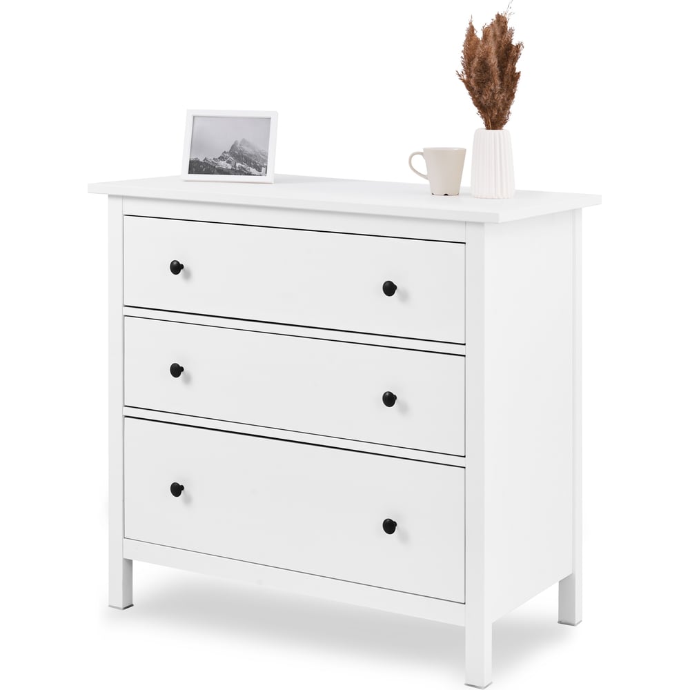 Изображение товара Комод Лузалес КЫМÖР 3 ящика 108х96х50 белый 5031020203