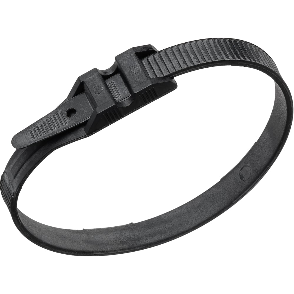 Изображение товара Стяжки пластиковые TDM ELECTRIC хомут горизонтальным замком (не разъемный) КСГ 9х260 черный 100 штук SQ0524-0002