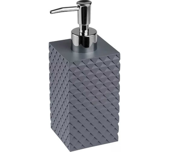 Изображение товара Диспенсер (дозатор) для мыла PERFECTO LINEA STONE ESSENCE серый 35-690101