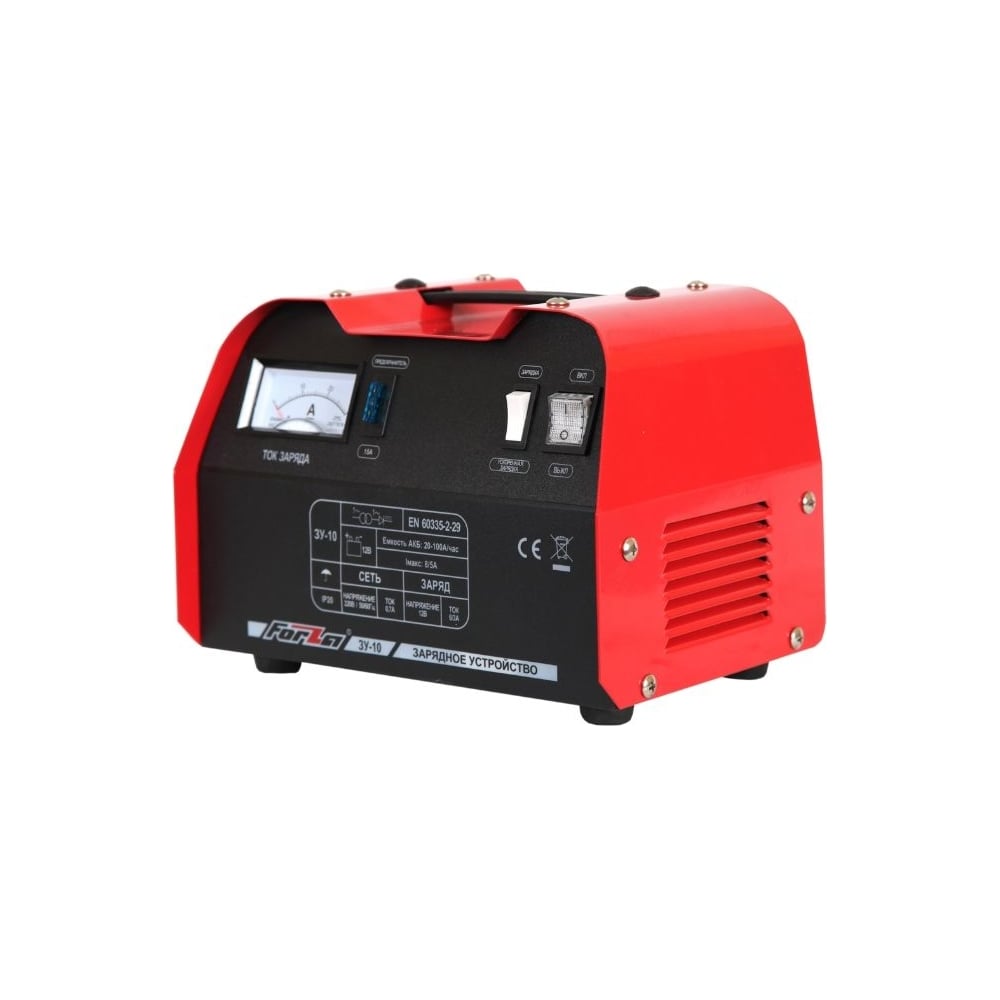 Изображение товара Зарядное устройство FORZA ЗУ-10 12V 20-92 А/ч автоматическое отключение