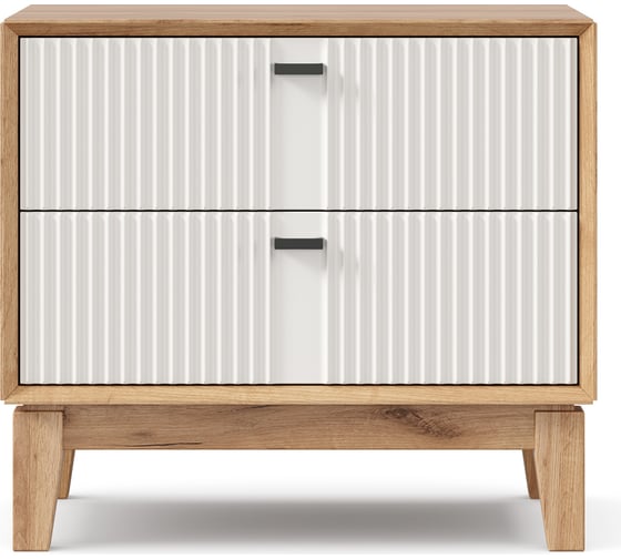 Изображение товара Тумба Любимый дом Бари прикроватная дуб золотой/белый ЛД 698.110.000