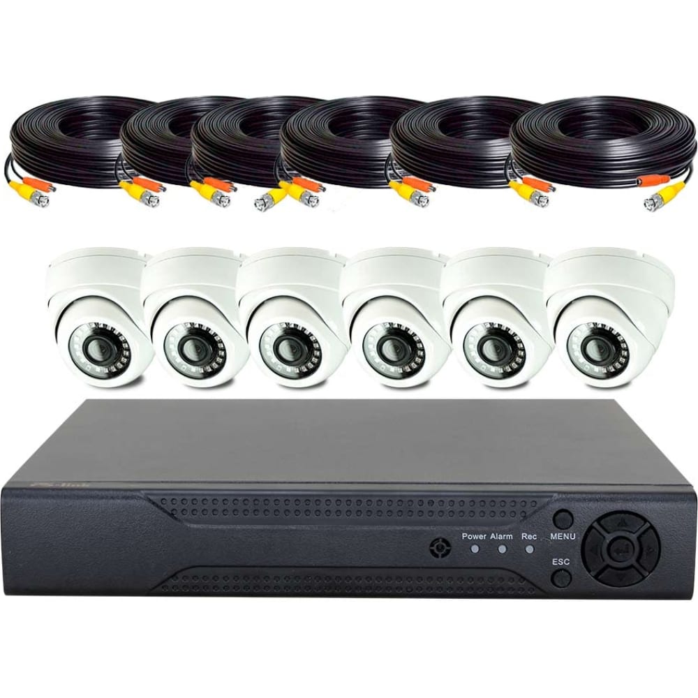 Комплект видеонаблюдения PS-link комплект водосточных каналов 1000x115x95 мм ы 4 шт