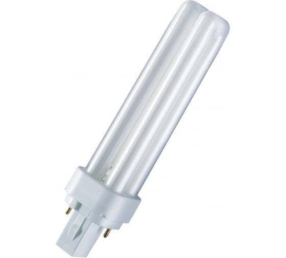 Изображение товара Люминесцентная компактная лампа OSRAM DULUX D 18W/840 G24d-2 4050300012056 4099854122958