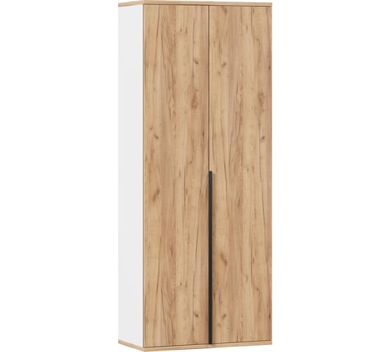 Изображение товара Двухстворчатый шкаф Любимый дом Урбан белый/дуб золотой ЛД 528.050.000