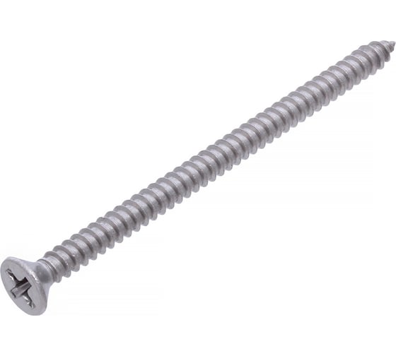 Изображение товара Саморез RMG потайной, острый, DIN 7982 нерж. сталь (А2) 3,9x60 (450 шт) СПО-7982-039-0060-00450