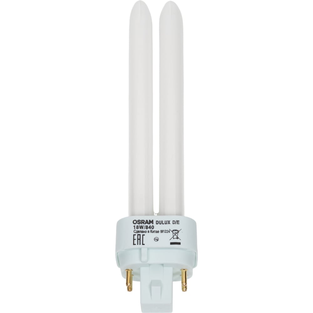 Изображение товара Люминесцентная компактная лампа DULUX 18W G24q-2 с высоким цветопередачей