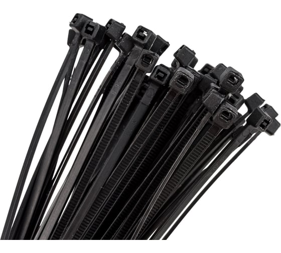 Изображение товара Хомут EKF 2.5х150 черный нейлон 100 шт. plc-cb-2.5x150