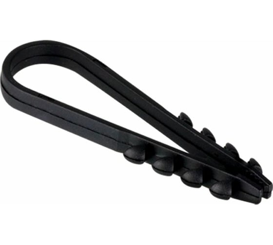 Изображение товара Дюбель-хомут для круглого кабеля EKF 19-25 мм черный 50 шт. PROxima plc-ncs50-19x25b