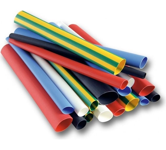 Изображение товара Набор термоусадочных трубок Navigator NST-12/6-10-21 10мм, 21шт разноцветные 71121