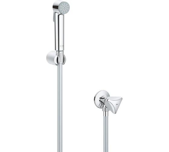 Изображение товара Душевой набор с гигиеническим душем и угловым вентилем GROHE Tempesta-F 26357000