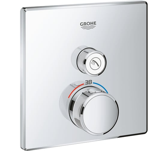 Изображение товара Термостат для ванны и душа GROHE Grohtherm SmartControl комплект верхней монтажной части 29123000
