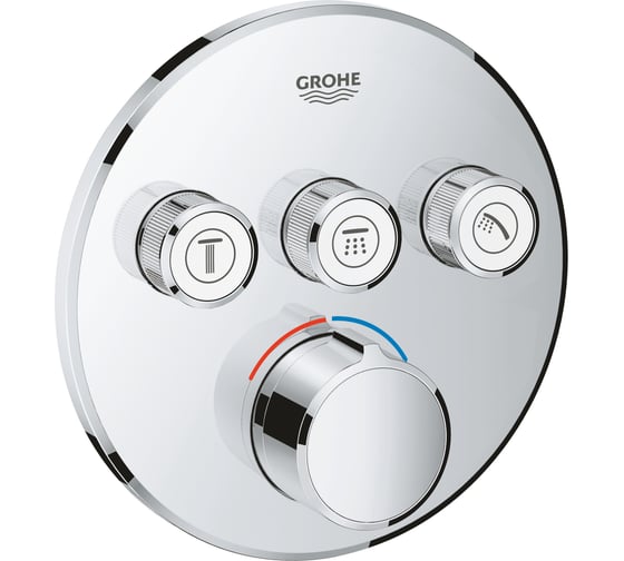 Изображение товара Смеситель для ванны и душа GROHE SmartControl комплект верхней монтажной части 29146000