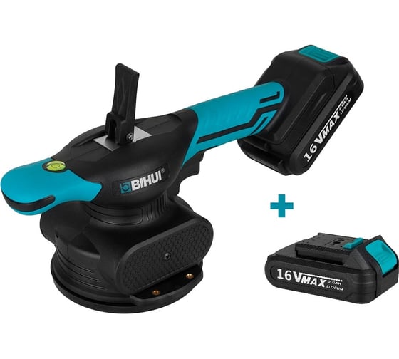 Изображение товара Виброприсоска для укладки плитки BIHUI 16 В, в комплекте 2 аккумулятора LFTBU