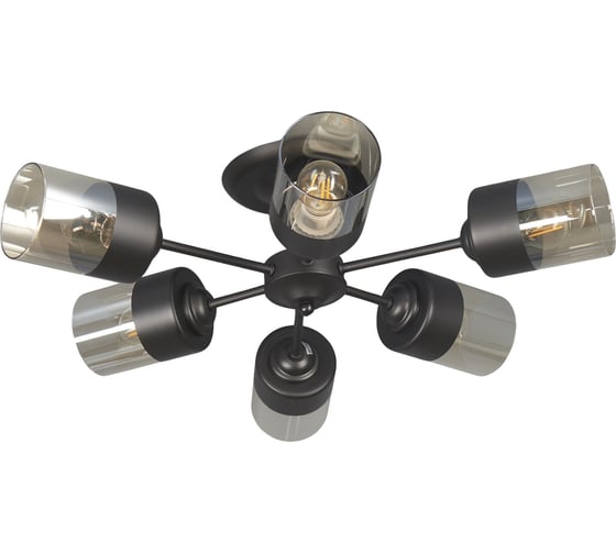 Изображение товара Люстра Freya gretta 6хe27x60w, металл, черный FR5088PL-06B