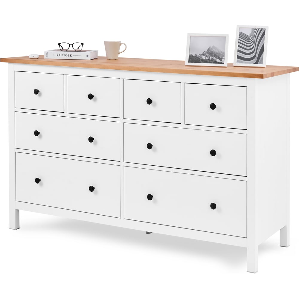 Изображение товара Комод Лузалес КЫМÖР 8 ящиков 160x96x50 см скандинавский стиль