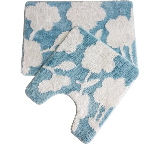 Изображение товара Набор ковриков для ванной комнаты IDDIS 45х65 + 45х50 см микрофибра P37M465i12