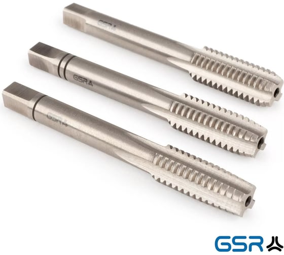 Изображение товара Набор ручных метчиков GSR HSSG DIN 352 6H M2.6 3 шт. B00105120