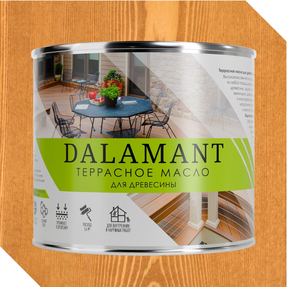 Изображение товара Масло террасное Dalamant Тик 2л ДЛ-00001138