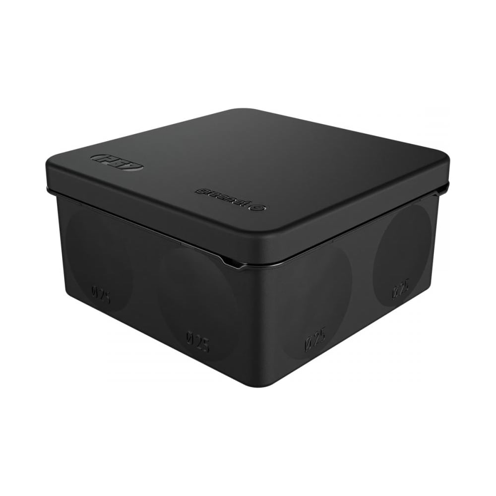 Изображение товара Распределительная коробка GREENEL 100x100x50мм IP67 черный Изображение товара Распределительная коробка GREENEL 100x100x50мм IP67 черный