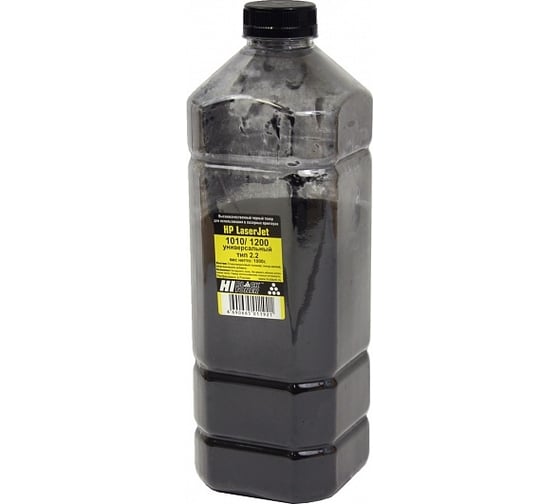 Изображение товара Универсальный тонер Hi-Black для HP LJ 1010/1200, Тип 2.2, черный, 1 кг, канистра 980362007 HB-HP-Univ-T2.2-Bk-1000G