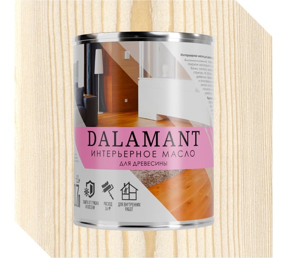 Изображение товара Масло интерьерное Dalamant Белый 0,7л ДЛ-00001100