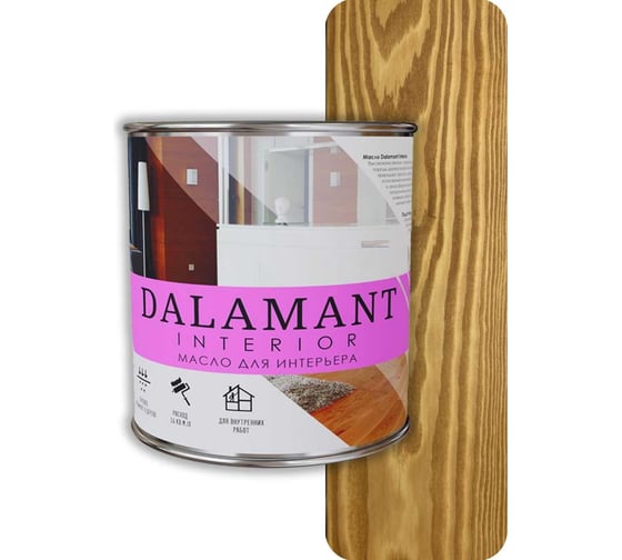 Изображение товара Масло для интерьера Dalamant interior тик, 0.7 л ДЛ-00001108
