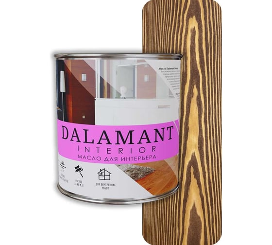 Изображение товара Масло для интерьера Dalamant interior орех гварнери, 0.7 л ДЛ-00001106