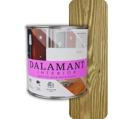 Изображение товара Масло для интерьера Dalamant interior дуб, 0.7 л ДЛ-00001103