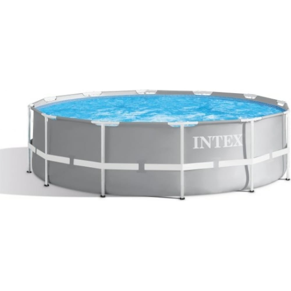 Каркасный бассейн INTEX бассейн каркасный intex 305х76 см prism frame 26702np фильтр насос 4485 л